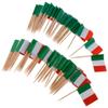 100 Decorative Flag Toothpicks, Party, Food, Decorations, Italy view 3