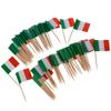 100 Decorative Flag Toothpicks, Party, Food, Decorations, Italy view 4