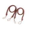2-Piece Curtain Tiebacks for Living Room, Bedroom, and Windows, Decorative Holdbacks, Coffee view 1