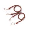 2-Piece Curtain Tiebacks for Living Room, Bedroom, and Windows, Decorative Holdbacks, Coffee view 2