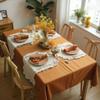 sancua Rectangular Tablecloth, 152.4 x 300.5 cm, Washable, Stain-Resistant and Wrinkle-Resistant Polyester Fabric for Fall, Thanksgiving, Dinners and Parties view 3