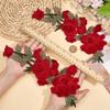 MAYJOYDIY 6-Piece Rose Embroidered Patches view 3