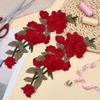 MAYJOYDIY 6-Piece Rose Embroidered Patches view 4