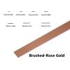 Self-Adhesive Wall Trim, Decorative Edge Molding, Brushed Rose Gold, 15 m x 4 cm view 2