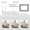 Treer PVC Oilcloth Tablecloth, Water-Resistant and Wipeable, Green, 140 x 140 cm view 3