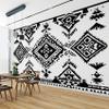 PaxGloz Tribal Boho Aztec Photo Wallpaper, Nonwoven Wall Mural, 450 x 315 cm (W x H) view 3