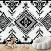 PaxGloz Tribal Boho Aztec Photo Wallpaper, Nonwoven Wall Mural, 450 x 315 cm (W x H) view 4