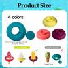 4-Pack Reusable Ice Pop Holders for Kids view 2
