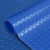 NOBBAT Garage Floor Mat, PVC Anti-Slip Mat, Diamond-Pattern Flooring Roll for Cars, SUVs, Pickups, RVs, and Gyms (Blue, 150 cm x 10 m) view 1