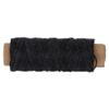 Wear-Resistant 150D/16 Flat Waxed Thread for Hand Sewing Leather, 50m (BLACK) view 1