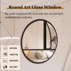Round Glass Window with Iron Frame and Handle, 50–120 cm, Tempered Glass view 3