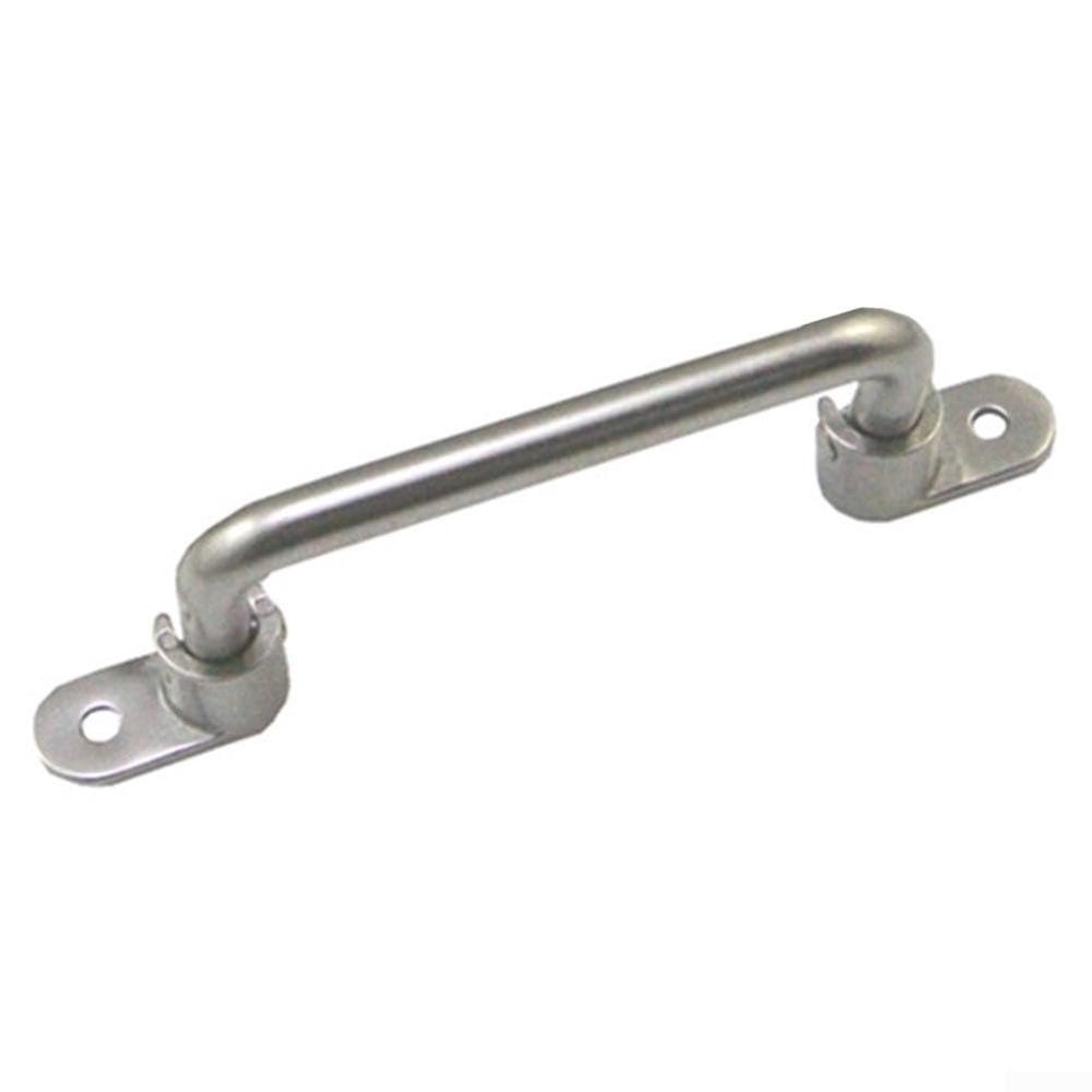 FUANA Heavy-Duty 304 Stainless Steel Folding Handle for Industrial Equipment (138 mm Hole Spacing)
