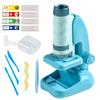 Portable Kids' Microscope, 60X-180X Educational Microscope Kit, STEM Science Toy, 17 x 10 x 7 cm view 1
