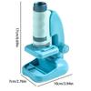 Portable Kids' Microscope, 60X-180X Educational Microscope Kit, STEM Science Toy, 17 x 10 x 7 cm view 2