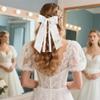 Bridal Accessories - Satin Hair Bow view 2