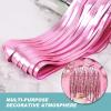 Pink Green Glitter Curtain Set view 3