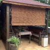 Outdoor Bamboo Roller Blind, Weather-Resistant, Ceiling or Wall Mount view 4