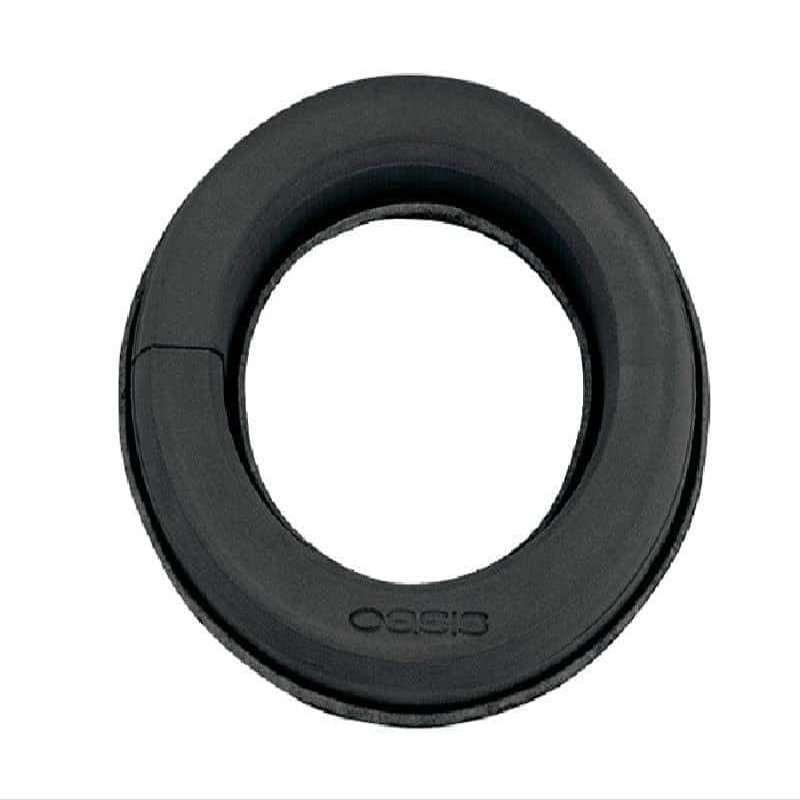 INNA-Glas Oasis Black Ideal Ring RAJKA, Black, 3.5 cm, 18 cm