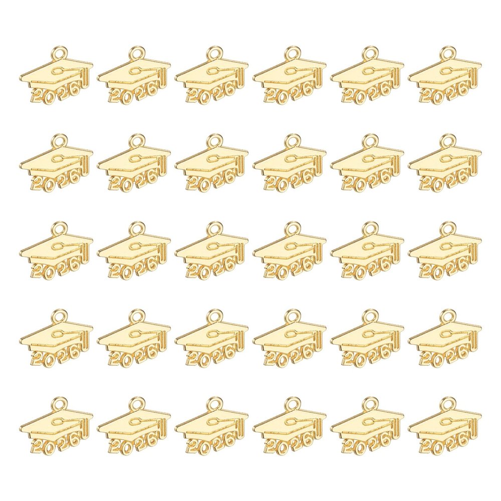 PATIKIL 30 Metal Year Charms 2026