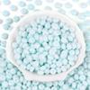 PONABEADIY 1 Box 200 pcs 8mm Light Blue Rondelle Glass Beads view 3