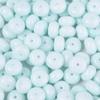 PONABEADIY 1 Box 200 pcs 8mm Light Blue Rondelle Glass Beads view 4