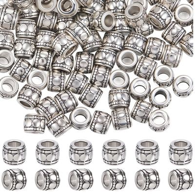 PONABEADIY 150-Piece Tibetan Spacer Beads for Jewelry Making