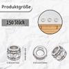 PONABEADIY 150-Piece Tibetan Spacer Beads for Jewelry Making view 2