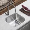 CAFIEDR Stainless Steel Kitchen Sink with Faucet, 1 Bowl, 35 × 35 × 20 cm view 1