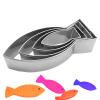 Stainless Steel Fish Cookie Cutter Set view 1