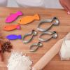 Stainless Steel Fish Cookie Cutter Set view 2