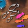 Stainless Steel Fish Cookie Cutter Set view 3