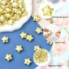 PONABEADIY 1 Box 60 Golden Star Acrylic Glitter Beads view 3