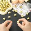 PONABEADIY 1 Box 60 Golden Star Acrylic Glitter Beads view 4