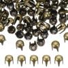 PATIKIL 90 Pcs Round Dome Rivets, Metal 4-Prong Studs view 1