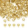 PATIKIL 90 Pcs Round Dome Rivets, Gold 2mm view 1