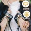 PATIKIL 90 Pcs Round Dome Rivets, Gold 2mm view 3