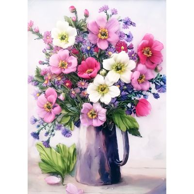 DPHERO DIY Colorful Flower Diamond Painting Kit