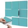 Tile Decal Stickers, Self-Adhesive Tile Film, 15 x 15 cm, Light Turquoise Green, 54 Pieces view 1