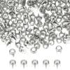 PATIKIL 90 Pcs Round Dome Rivets, Metal 4-Prong Studs view 1