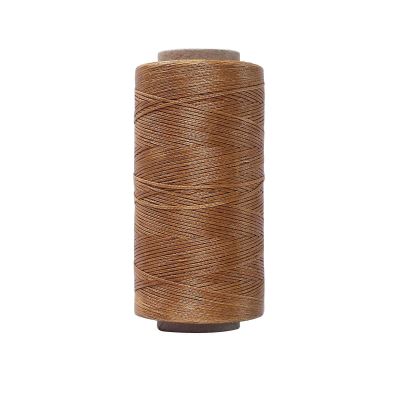 FBANULPEX Polyester Waxed Sewing Cord, Flat Leather Thread (009)