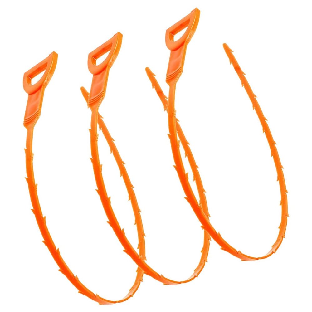 Cabilock 3-Piece Rubber Drain Cleaner