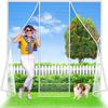 Flycn Magnetic Screen Door, 330 x 220 cm, Double-Door Magnetic Insect Curtain, White view 1