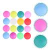Toyvian Reusable Table Tennis Balls, Easy to Store, 150 Colorful PP Balls for Parties, Lotteries and Beer Parties view 2