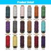 FBANULPEX Polyester Sewing Thread, Flat Waxed Cord, No. 4 Natural, 12 m view 3