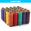 FBANULPEX Flat Waxed Polyester Sewing Thread, Navy No. 2, 12 m view 4