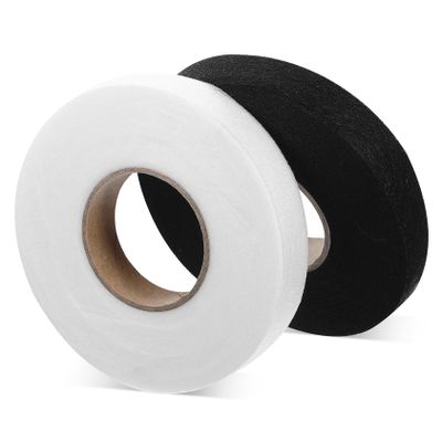 Gadpiparty Self-Adhesive Iron-On Hem Tape, 2 Rolls, Double-Sided, No-Sew for Pants and Curtains