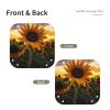 Sunflower Storage Box, Printed Leather, for Jewelry, Keys and Office Supplies view 2