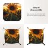 Sunflower Storage Box, Printed Leather, for Jewelry, Keys and Office Supplies view 3
