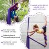 Aerial Yoga Towel Hammock with Nylon Fabric and Durable Hanging Hardware view 3