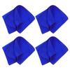 4-Piece Fiber Cleaning Cloth Set, Blue Paint Cloth view 1